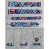 Kép 2/4 - Kaleidoszkóp Szellem – Egyedi mintás gyöngy karkötők/ Kaleidoscope Spirit – Unique Patterned Beaded Bracelets