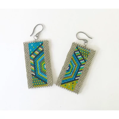 Prizma Kollekció – Óceáni Szellő Fülbevaló/  Prism Collection – Ocean Breeze Earrings